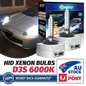 HID D3S Xenon Headlight Globes For Jeep Grand Cherokee CRD V6 2014-2021 - Picture 1 of 10