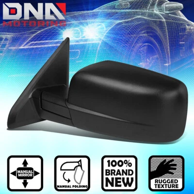 PARA CAMIONETA RAM 1500-5500 2009-2016 NEGRA MANUAL ESTILO OE ESPEJO RETROVISOR LADO DEL CONDUCTOR Foto 1 de 4