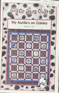 My Auntie's an Oakley Griffie Does Quilts By Carla J Malkiewicz 59"x 68" - Picture 1 of 2