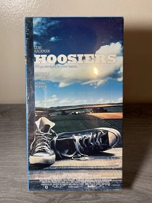 Hoosiers VHS Tape New Sealed Gene Hackman Dennis Hooper Indiana Basketball  - Image 1 of 2