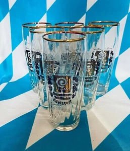6x Augustiner Bräu München Edelstoff Diamantbecher Goldrand Gläser | 0,5l neu - Bild 1 von 2
