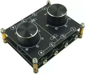 4-Input 4-Output 3.5mm Audio Switch Box for Home Stereo Systems - Picture 1 of 12