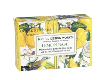 Michel Design Works Lemon Basil Moisturizing Shea Butter Bar Soap, 4.5 oz - Image 1 of 3