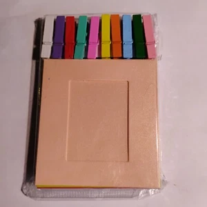 6 Inch DIY Paper Photo Frame Wall Hanging Decor with Mini Clothespins - Picture 1 of 1