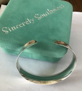 CAROLYN POLLACK Sterling Southwest Cuff  Bracelet - Picture 1 of 2