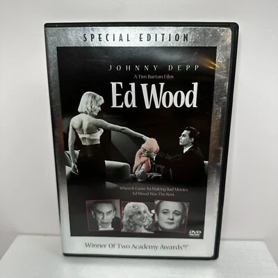 Ed Wood DVD Special Edition Johnny Depp Tim Burton Cult Classic Biography Movie - Image 1 of 4