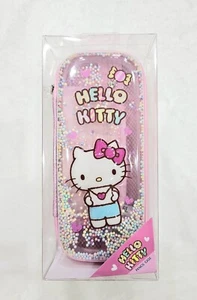 Sanrio 3D Pink Hello Kitty Pen Pencil Case Bag Pouch Box Zip Around - Picture 1 of 7