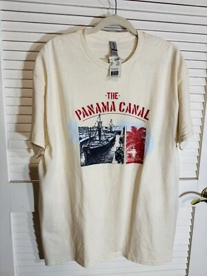 Camiseta Estampado Adulto Canal de Panamá Talla XL Recuerdo Norwegian Cruise Line Hombres Nueva Foto 1 de 4