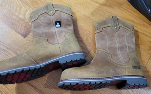 Kodiak Bralorne Mujer Pull-On Wellington Punta Compuesta Cuero Bota de Trabajo TALLA 8 - Imagen 1 de 7