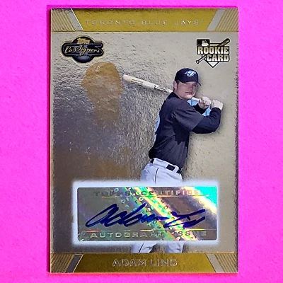 2007 Topps Co-Signers Silver Gold Rookie Auto #116 Adam Lind #d/100 RC Blue Jays - Image 1 of 2