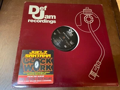 Juelz Santana~Clockwork~12" SINGLE~PROMO~NM~Hip Hop Thug Rap DJ Remix~FAST SHIP - Image 1 of 2
