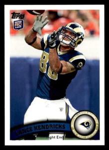 Lance Kendricks 2011 Topps Rookie Card #421 St. Louis Rams