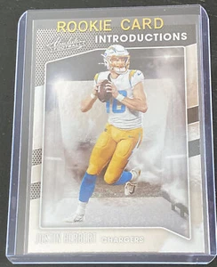 JUSTIN HERBERT 2020 Panini Absolute #I-JH Rookie Introductions - Picture 1 of 2