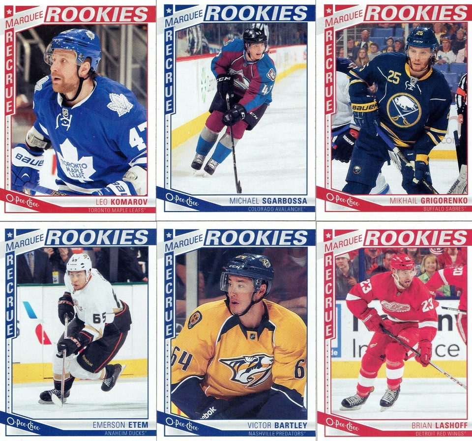 2013/14  - O-PEE-CHEE HOCKEY CARDS (501-638) U-PICK FROM ROOKIE LIST - Image 1 of 1