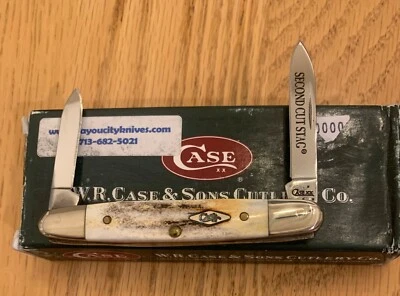 CASE SECOND CUT STAG EISENHOWER KNIFE NEVER USED IN BOX #05263 SS  D5 - Image 1 of 3