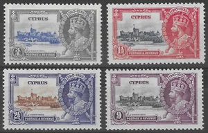 CYPRUS 1935 SILVER JUBILEE SET (4) MNH. SG. 144 - 147. (C736) - Picture 1 of 2