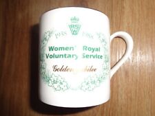 New listingWomen's Royal Voluntary Service Golden Jubilee 1938 - 1988 fine china mug. Wrvs.