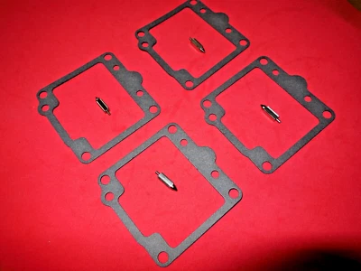 4 kits de carburador GS550 GS850 GS1000 GS1100 GS1150 juntas de cuenco agujas de flotador Foto 1 de 3