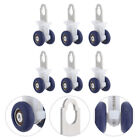 6 Pcs Curtain Rail Rollers Ceiling Track Roller Hooks Curtain Track Pulley