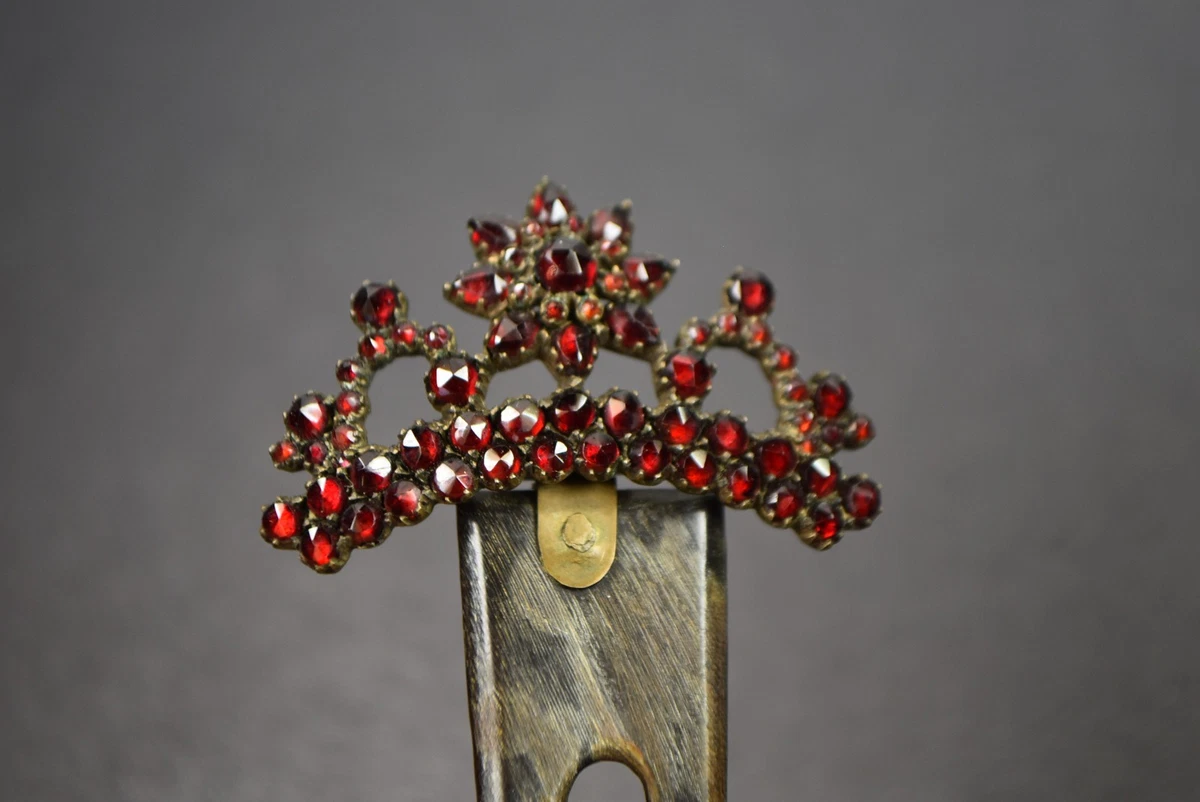Numblartd Haarklammer Vintage – Groß Mit Strass, Für Dickes Haar