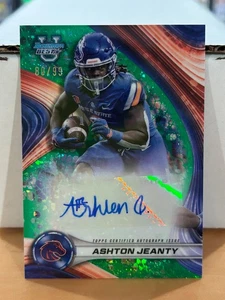 ASHTON JEANTY 2024 Bowman U Best Green Mini-Diamonds Auto /99 RAIDERS - Picture 1 of 2