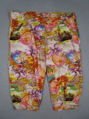Pantalones Jams World Mujer Medianos Multicolor Island Hop W712-ISHO Hechos en EE. UU. 36x20 Foto 1 de 4