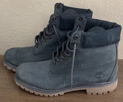 Hombres Timberland 6 Pulgadas Premium Bota Impermeable Azul Marino Talla 11.5M Foto 1 de 4