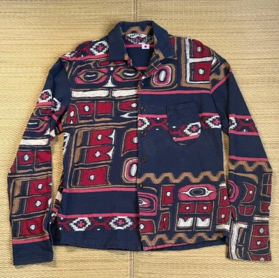 Kapital KIRO HORATA Camisa Abotonada Camisa Chaqueta 100% Algodón Foto 1 de 4