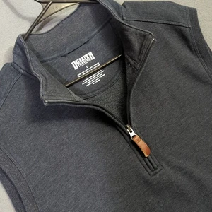 Chaleco Duluth Trading Co Laguna Para Hombre L Azul 1/4 Cremallera Exterior Preppy - Imagen 1 de 9