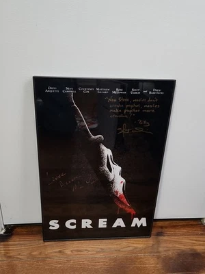 Póster Scream 12 X 18 firmado personalizado  Foto 1 de 4
