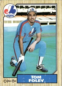 1987 O-Pee-Chee Tom Foley - Imagen 1 de 2