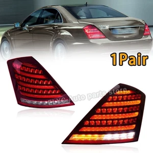 2Pcs For Benz S-class W221 2006-2013 Dynamic LED Red Rear Taillights TailLamps - Picture 1 of 13