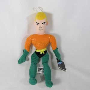 Aquaman Dc Comics 11" Plush Stuffed Bean Bag w/ Tag Vintage 1999 Warner Bros - Picture 1 of 7
