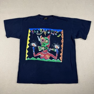 Camisa Brockum Para Hombre The Rolling Stones 1994 Voodoo Lounge Promo Tour Grande Usada en Excelente Condición Foto 1 de 4