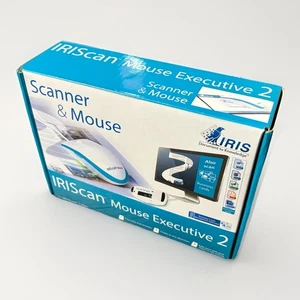 IRIScan Scanner Mouse Executive 2 w/ Bag And Pad for Windows & Mac w/o CD-Rom - Afbeelding 1 van 10