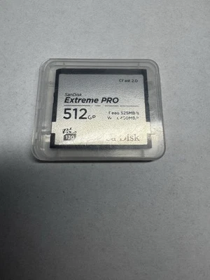 SanDisk Extreme PRO CFast 2.0 Memory Card 525MB/s 512 GB with Card Reader - Image 1 of 4