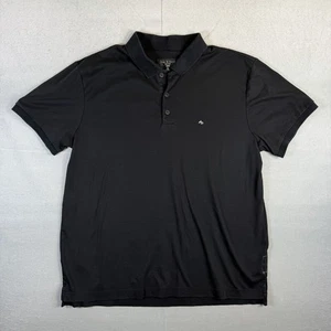 Camisa Polo Rag & Bone Para Hombre XL Negra Manga Corta Clásica Informal - Imagen 1 de 6