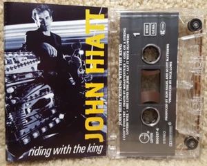 Vintage 1988 Cassette Tape John Hiatt Riding With The King Geffen Records - Picture 1 of 6