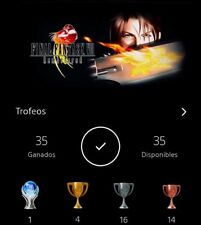 Final Fantasy VIII Remastered PS4 Platinum Trophy Service