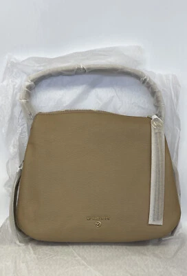 BOLSO DE HOMBRO HOBO MICHAEL KORS GRAND GRANDE DE CUERO GRANULADO CAMEL Foto 1 de 4