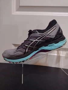 Asics GT-2000 T762N para mujer 7,5 plateado negro púrpura paseo fluido dinámico Duomax  - Imagen 1 de 14