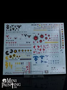 GW Warhammer 40k ORK CLANS Transfer Sheet Abziehbilder Decals CITADEL ORC CLANS - Bild 1 von 1