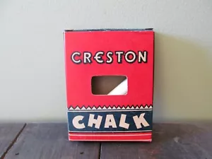 Caja de tiza blanca Creston de colección 1 palo y 1/2 - Imagen 1 de 2