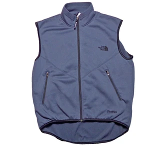 The North Face Fleece Vest Gray Mens Medium Sleeveless Jacket Ultrawick - Picture 1 of 7