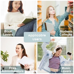 Magnetic Bookmark Page Markers Page Clip Leather Double Sided Page Clip Leather - Bild 1 von 17