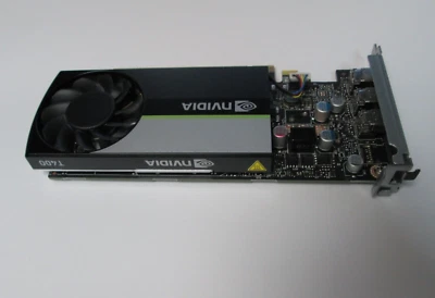 HP Nvidia T400 4GB GDDR6 Graphics Video Card 2 x MINI DP + Adapters - Image 1 of 4