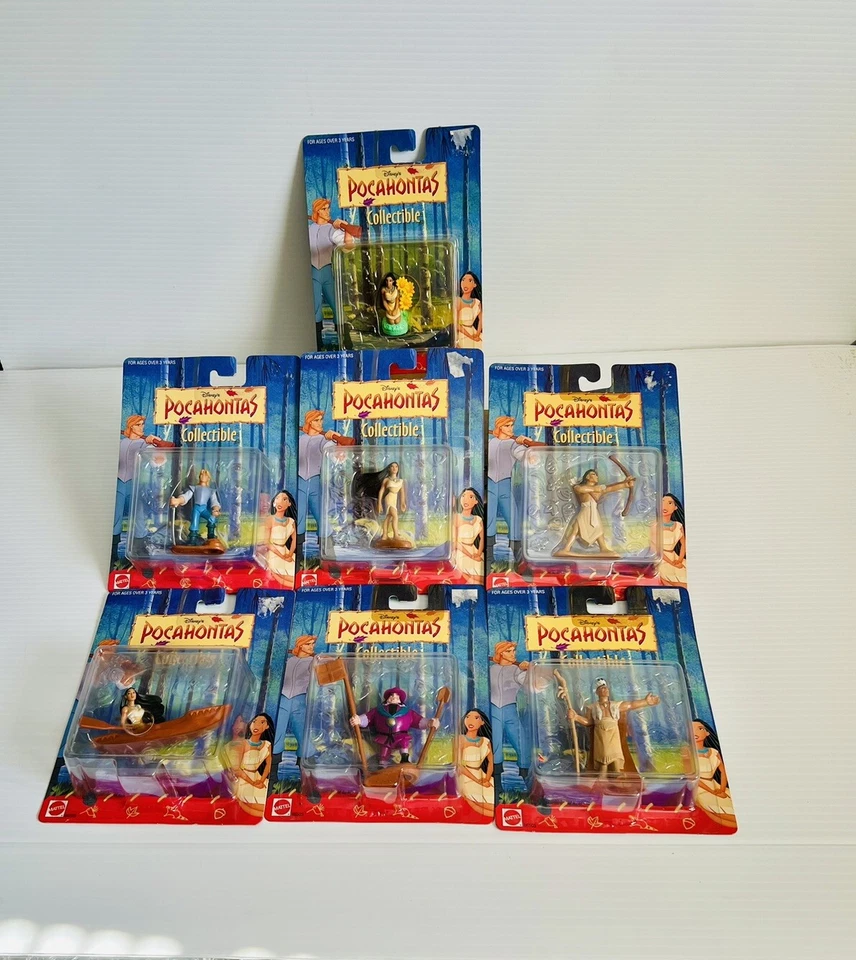 Lote de 7 figuras coleccionables Disney Pocahontas Foto 1 de 4