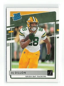 AJ DILLON #324 2020 PANINI DONRUSS PACKERS ROOKIE RC - Picture 1 of 2