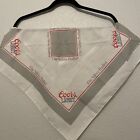 Vintage Coors Light Draft Bandana Made In USA The Silver Bullet Handkerchief 