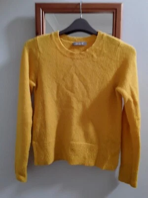 Oasis Bright Mustard Colour Stretchy Jumper Size Small 10 - Image 1 of 4